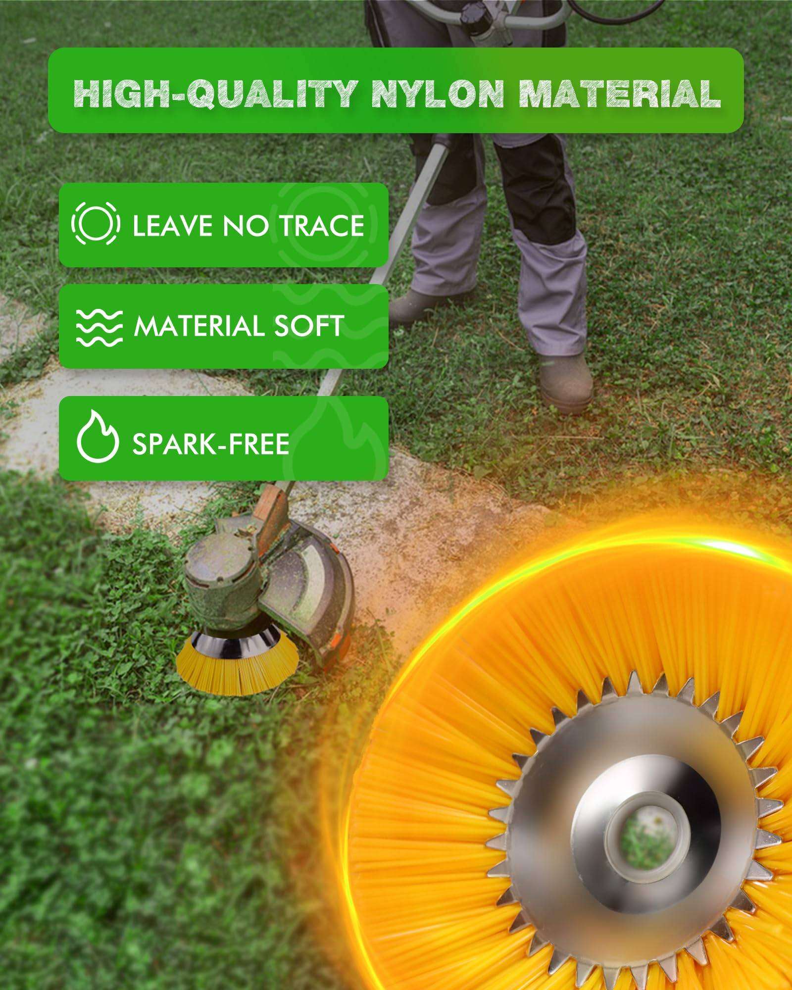 8 - Inch Nylon Strimmer Head - Spark - Free, Easy Install for Petrol & Electric Trimmers - BAPPKON Garden Store