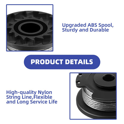 Auto - Feed Strimmer Spool 6 - Pack | 1.6mm Replacement Line (Compatible with Bosch ART 23/26) - BAPPKON Garden Store