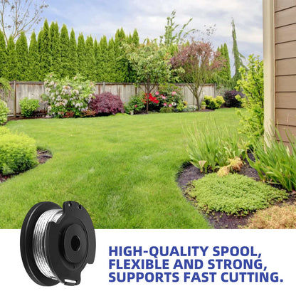 Auto - Feed Strimmer Spool 6 - Pack | 1.6mm Replacement Line (Compatible with Bosch ART 23/26) - BAPPKON Garden Store