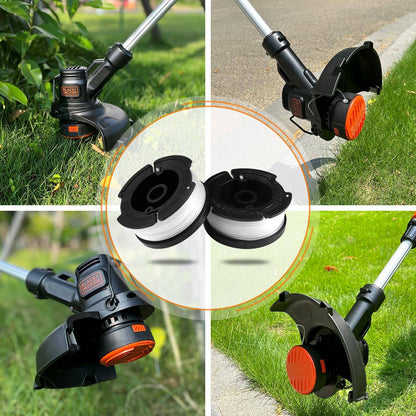 Autofeed Strimmer Spool 1.6mm Line | 4 or 6 Pack (Compatible with Black & Decker GL/GLC) - BAPPKON Garden Store