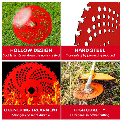 Installation hardware including washers nuts and wrenches for brush cutter