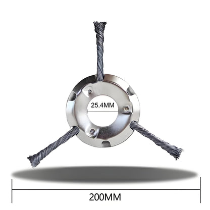 Steel wire grass trimmer head installation and compatibility