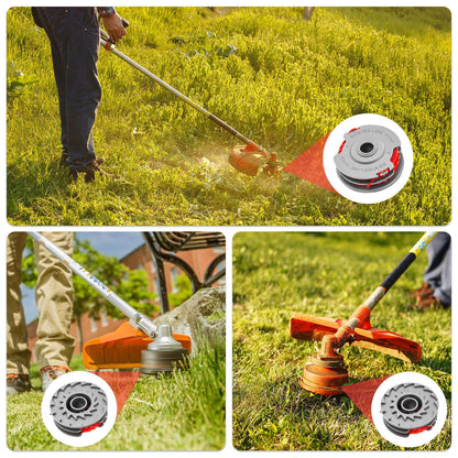 Flymo Strimmer Spool with Cover, 1.5mm Auto-Feed Line, Fits FLY021 & Power/Mini/Trim Models