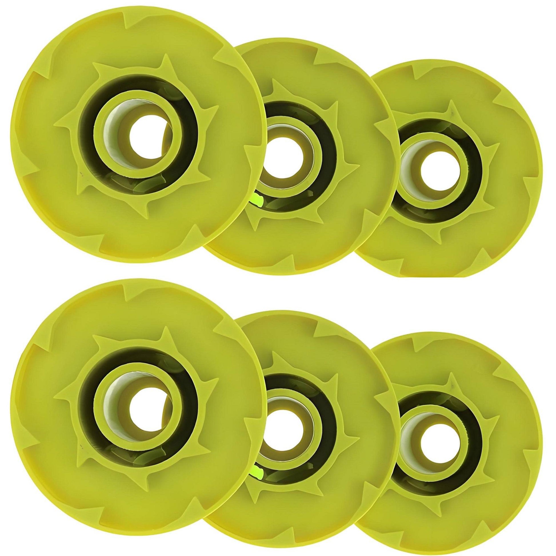 Pre - Wound Strimmer Spool 6 - Pack |0.080" Twisted Line (Compatible with Ryobi One+ 18V/24V/40V) - BAPPKON Garden Store