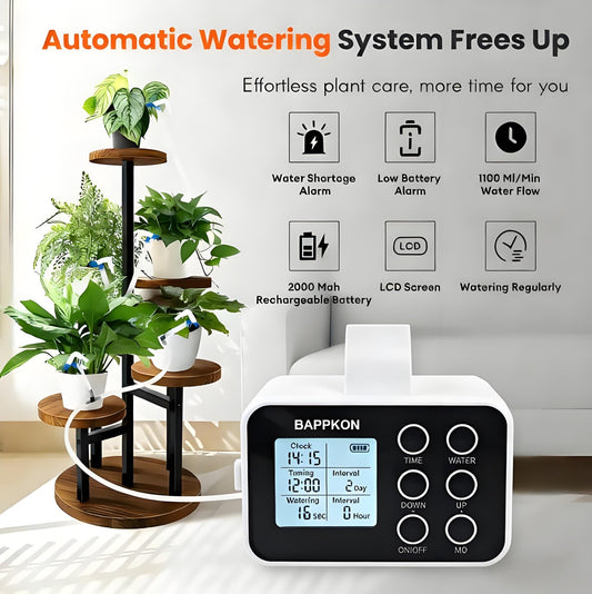 Smart Automatic Plant Waterer with Humidity Detection Timer - BAPPKON Garden Store