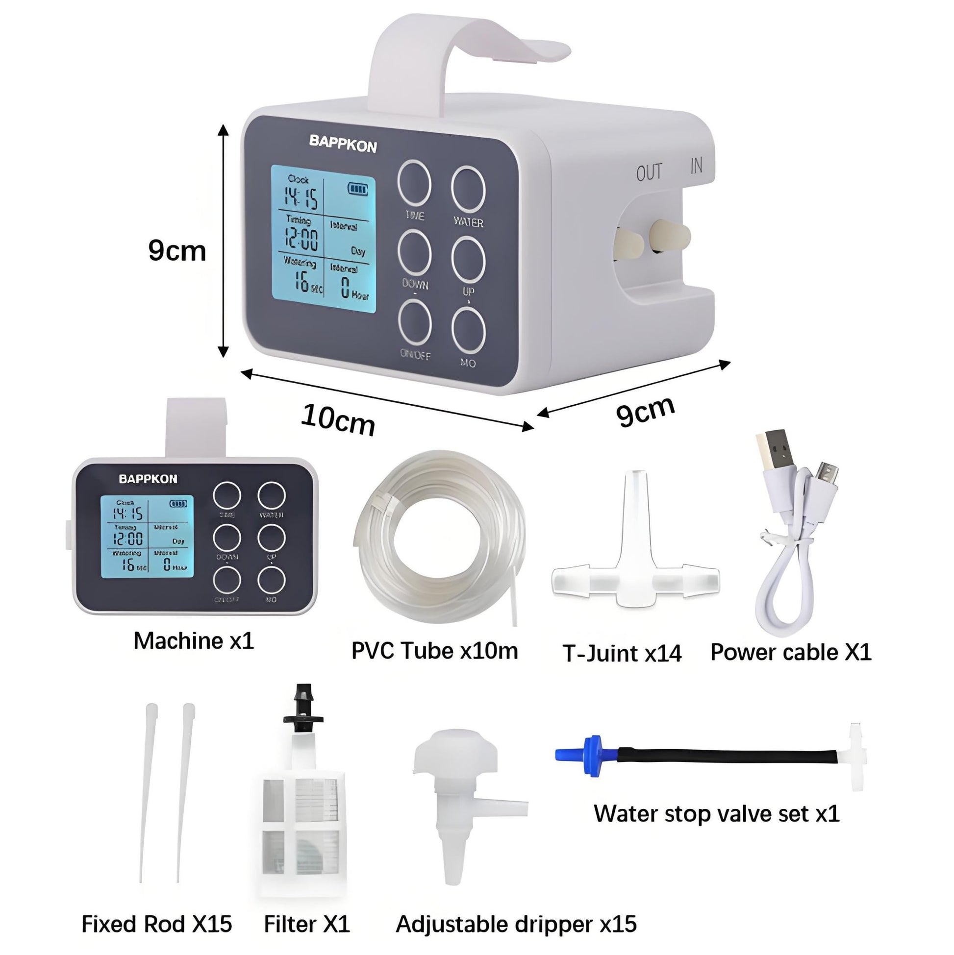 Smart Automatic Plant Waterer with Humidity Detection Timer - BAPPKON Garden Store