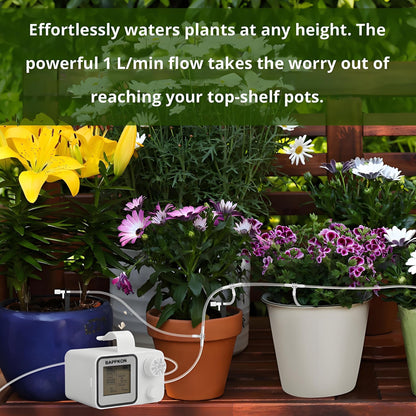 Smart Irrigation System - Programmable Drip Timer for 15 Plants | IPX4 Waterproof - BAPPKON Garden Store
