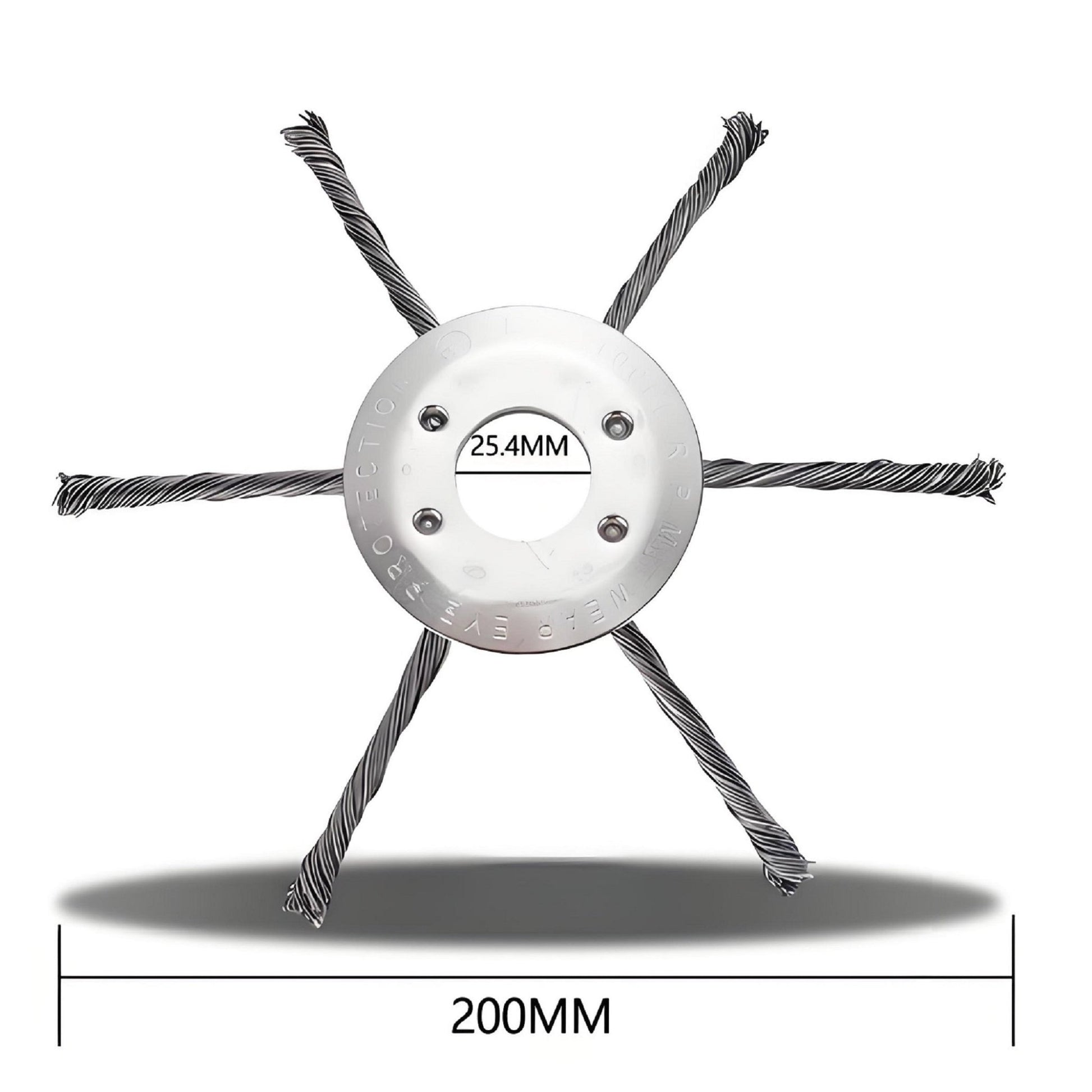 Steel Wire Trimmer Head 2 - Pack - Fits 25.4mm Bore - BAPPKON Garden Store
