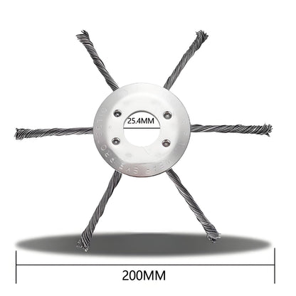 Steel Wire Trimmer Head 2 - Pack - Fits 25.4mm Bore - BAPPKON Garden Store