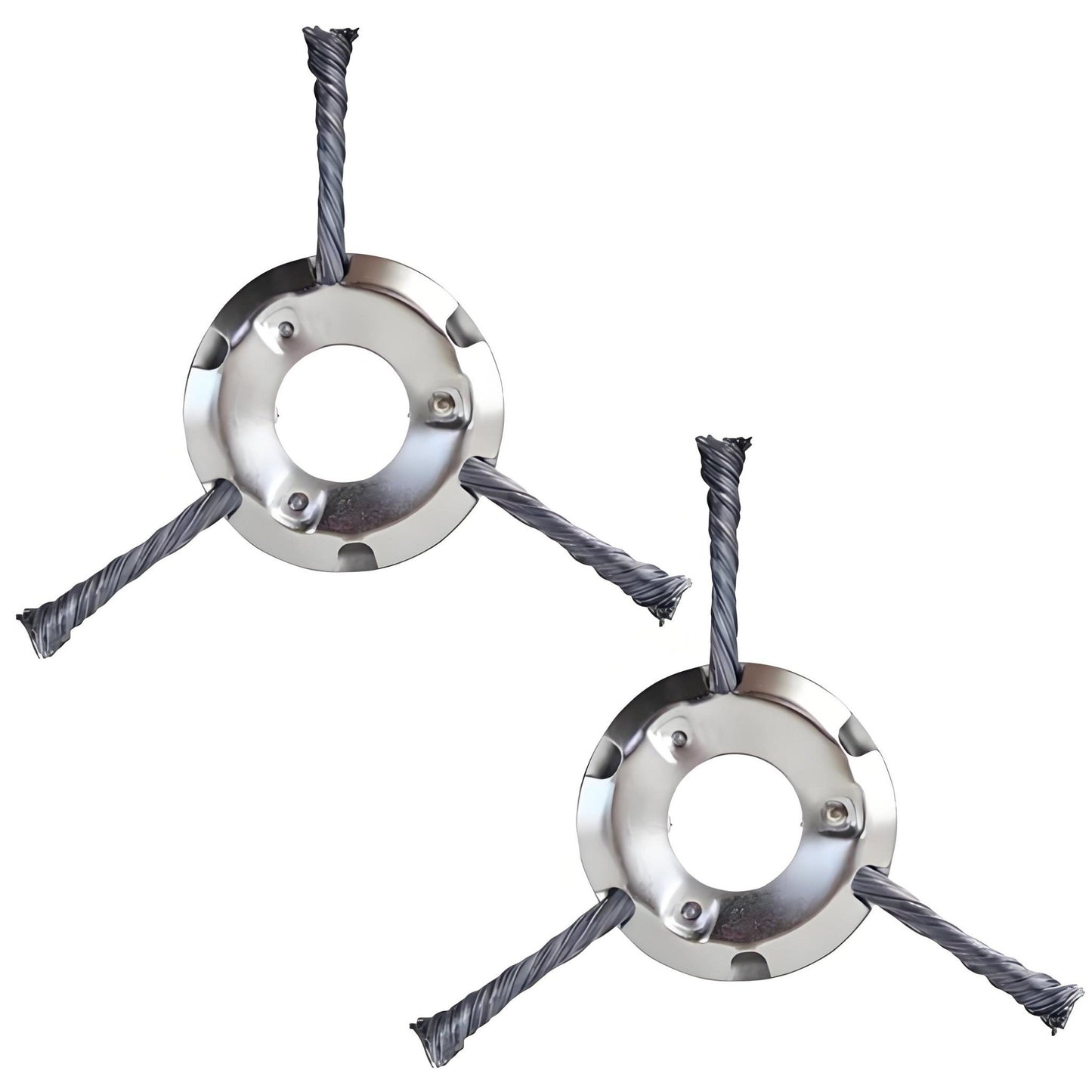 Steel Wire Trimmer Head 2 - Pack - Fits 25.4mm Bore - BAPPKON Garden Store