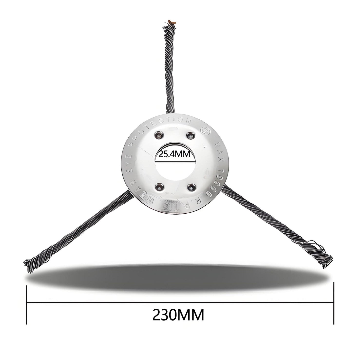 Steel Wire Trimmer Head 2 - Pack - Fits 25.4mm Bore - BAPPKON Garden Store