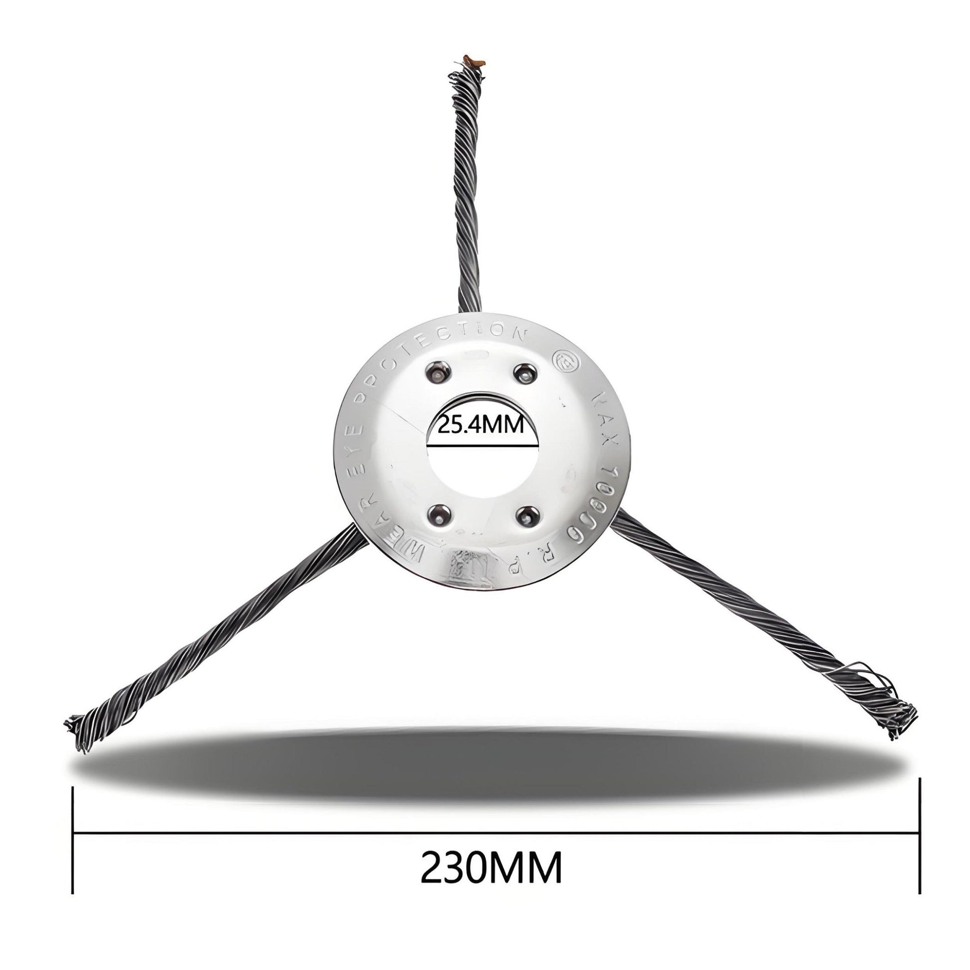 Steel Wire Trimmer Head 2 - Pack - Fits 25.4mm Bore - BAPPKON Garden Store