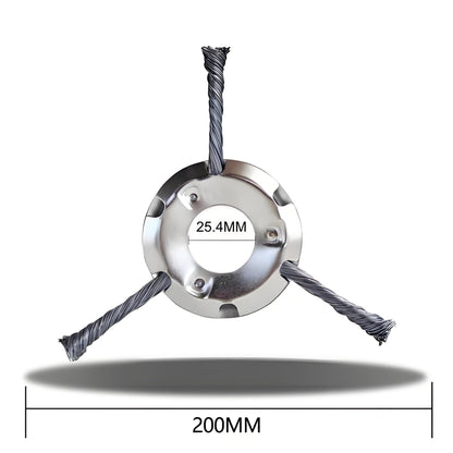 Steel Wire Trimmer Head 2 - Pack - Fits 25.4mm Bore - BAPPKON Garden Store