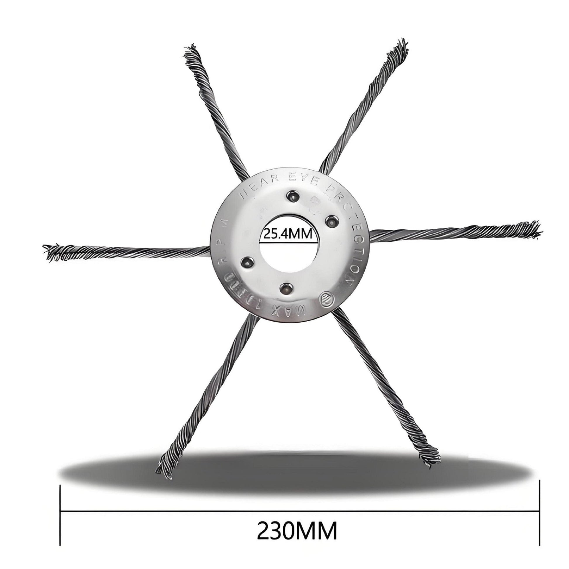 Steel Wire Trimmer Head 2 - Pack - Fits 25.4mm Bore - BAPPKON Garden Store