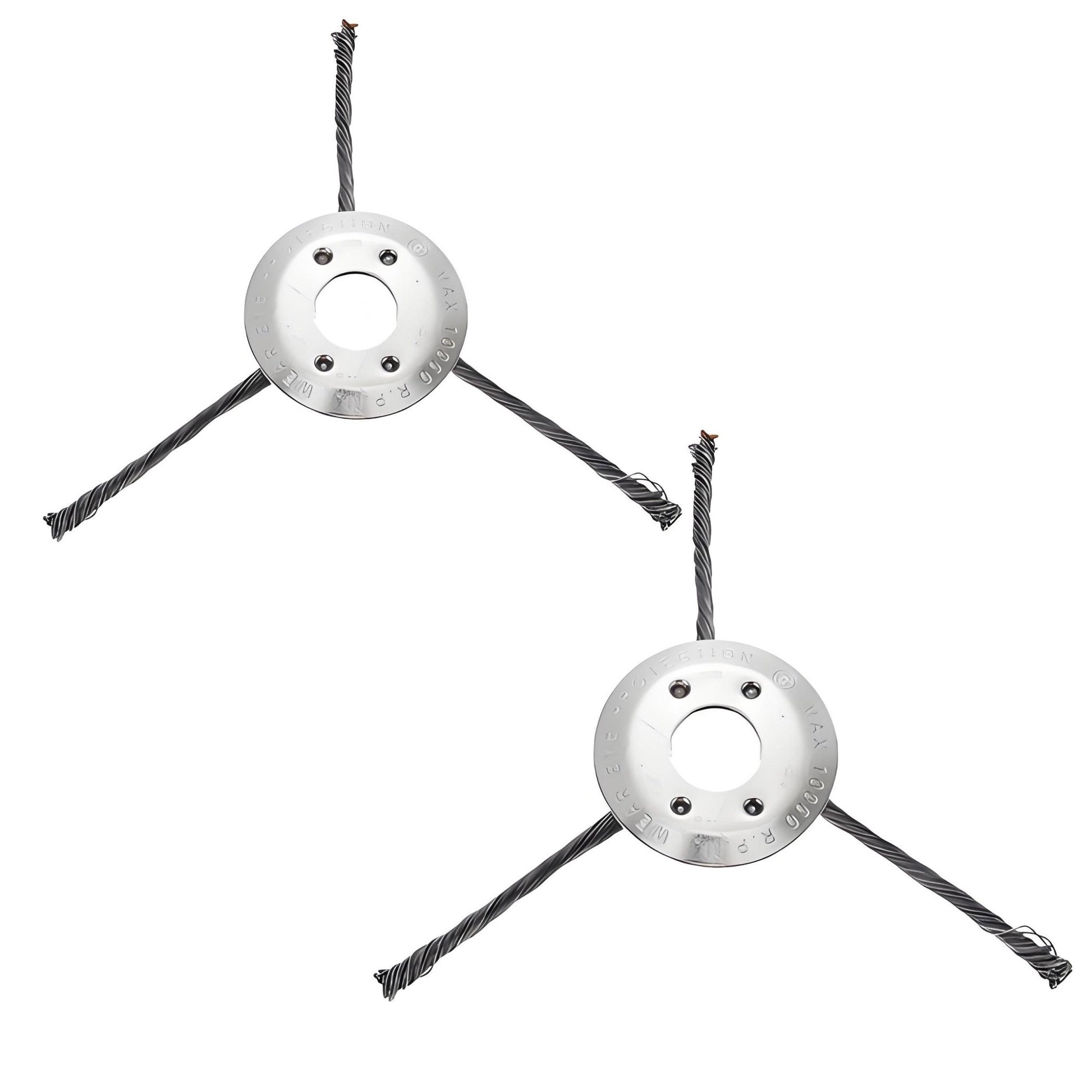 Steel Wire Trimmer Head 2 - Pack - Fits 25.4mm Bore - BAPPKON Garden Store