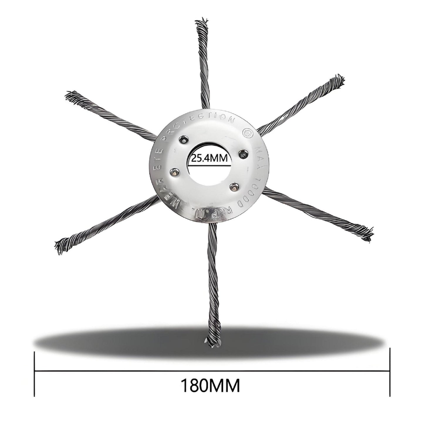 Steel Wire Trimmer Head 2 - Pack - Fits 25.4mm Bore - BAPPKON Garden Store