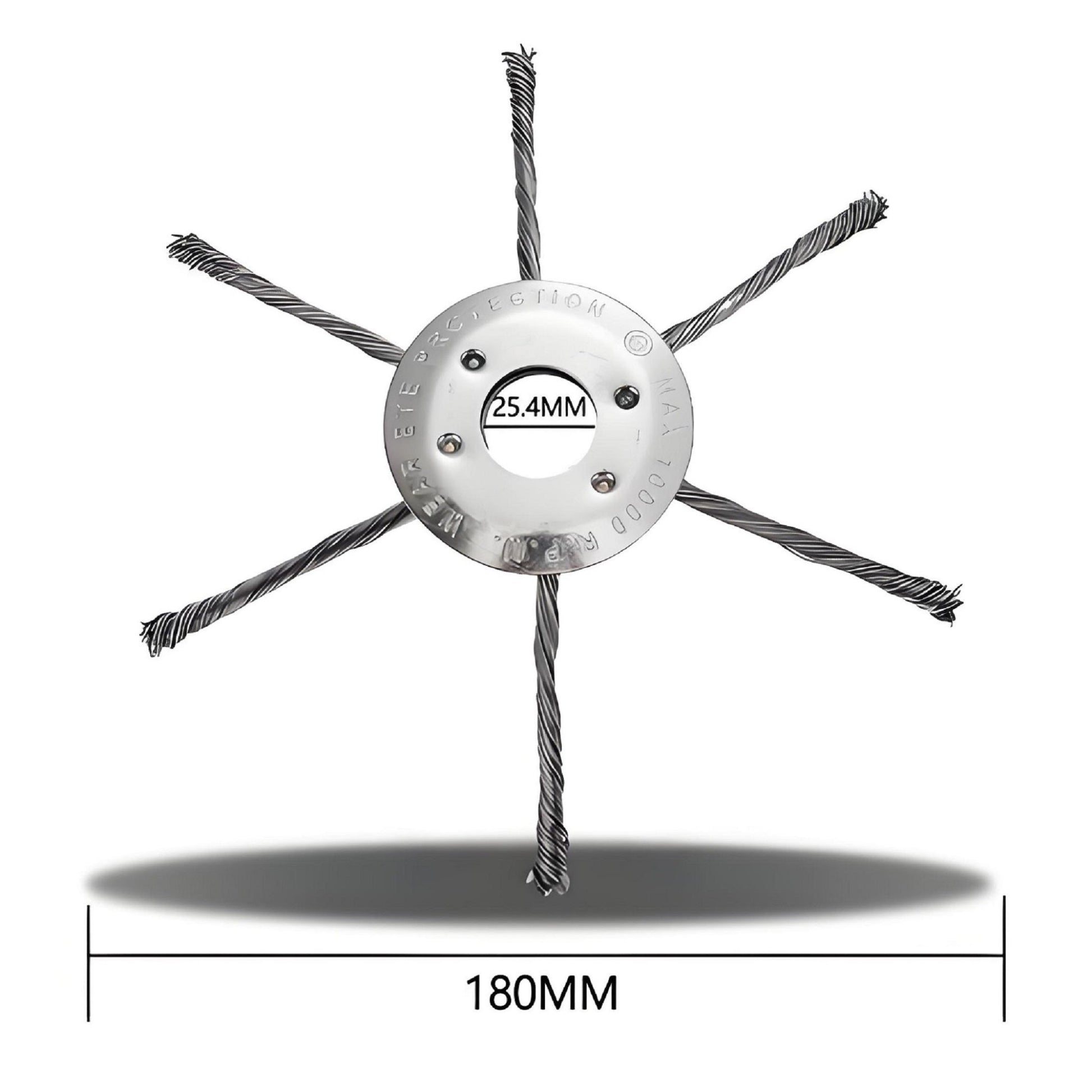 Steel Wire Trimmer Head 2 - Pack - Fits 25.4mm Bore - BAPPKON Garden Store