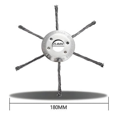 Steel Wire Trimmer Head 2 - Pack - Fits 25.4mm Bore - BAPPKON Garden Store