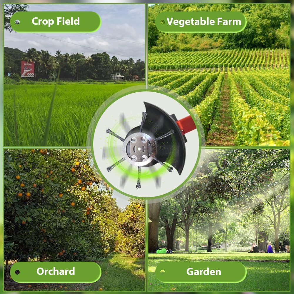 Steel Wire Trimmer Head 4 - Pack | Fits 5.5mm Bore - BAPPKON Garden Store