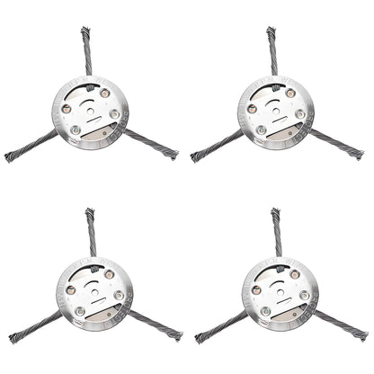 Steel Wire Trimmer Head 4 - Pack | Fits 5.5mm Bore - BAPPKON Garden Store